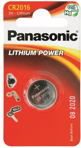 PANASONIC baterije male CR-2016EL/1B PANASONIC baterije male CR-2016EL/1B