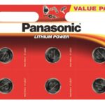 PANASONIC baterije CR-2032EL/6BW Lithium Coin