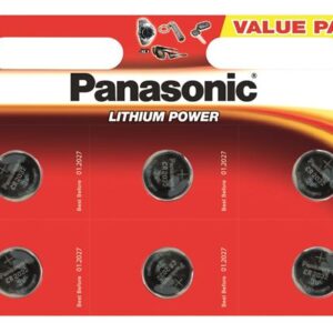 PANASONIC baterije CR-2032EL/6BW Lithium Coin