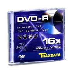 TRAXDATA OPTIČKI MEDIJ DVD-R 16X SLIM BOX 1 TRAXDATA OPTIČKI MEDIJ DVD-R 16X SLIM BOX 1