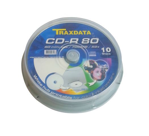 TRAXDATA OPTIČKI MEDIJ CD-R PRINTABILNI CAKE 10 TRAXDATA OPTIČKI MEDIJ CD-R PRINTABILNI CAKE 10