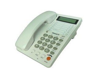 MEANIT žični stolni telefon CID326-bijeli