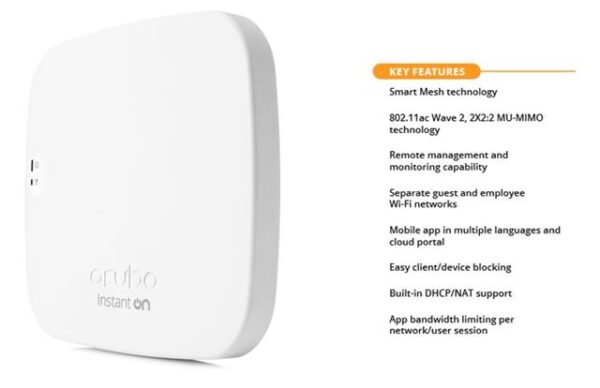HPE AP ARUBA INSTANT ON AP-11 2X2:2 MU-MIMO HPE AP ARUBA INSTANT ON AP-11 2X2:2 MU-MIMO