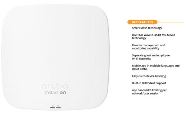 HPE AP ARUBA INSTANT ON AP-15 4X4:2 MU-MIMO HPE AP ARUBA INSTANT ON AP-15 4X4:2 MU-MIMO
