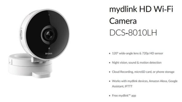 D-Link IP mrežna kamera za video nadzor