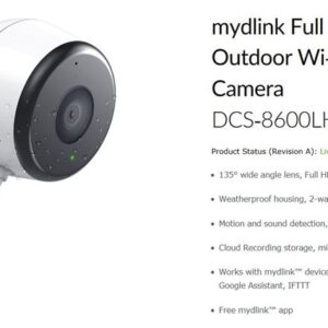 D-Link IP mrežna kamera DCS-8600LH/E