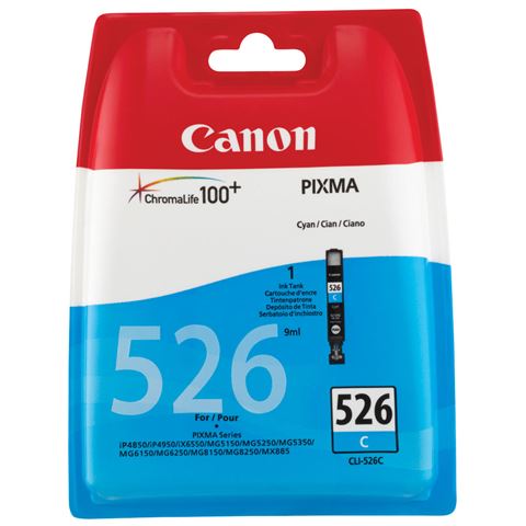 Tinta CANON CLI-526 C Cyan Tinta CANON CLI-526 C Cyan