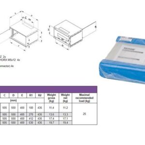 Triton ormar zidni 9U/400mm