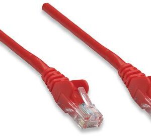 Intellinet prespojni mrežni kabel Cat.6 UTP PVC 0.5m crveni