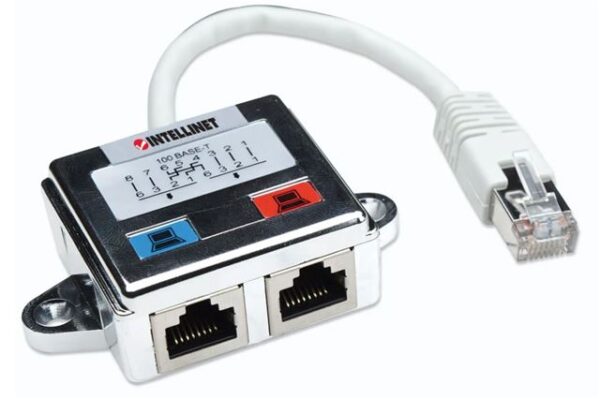 Intellinet 2-Port Modular Distributor 504195 Intellinet 2-Port Modular Distributor 504195