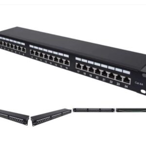 Intellinet patch panel FTP Cat6A 24-port 1U 19" shielded