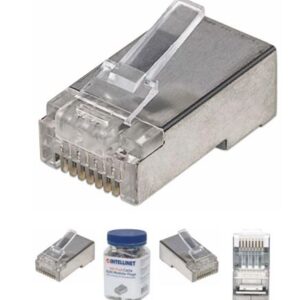Intellinet konektor RJ45 Cat.5e STP 2-prong 100kom. stranded
