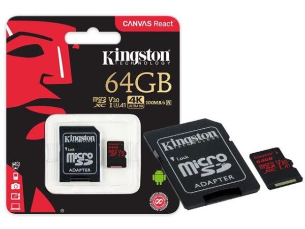 MEM SD MICRO 64GB UHS-I Class U3 + 1ad KIN MEM SD MICRO 64GB UHS-I Class U3 + 1ad KIN