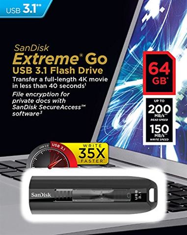 USB memorija Sandisk Extreme GO USB 3.0 64GB