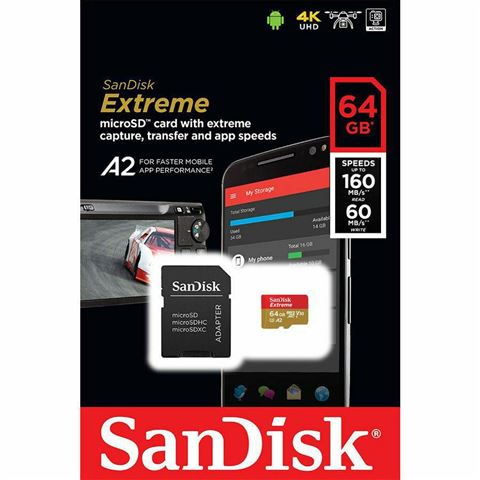 Memorijska kartica SanDisk Extreme microSDXC Memorijska kartica SanDisk Extreme microSDXC