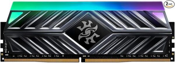 Memorija DDR4 8GB 3200MHz XPG SPECTRIX D41 Titanium Gray RGB ADATA Memorija DDR4 8GB 3200MHz XPG SPECTRIX D41 Titanium Gray RGB ADATA