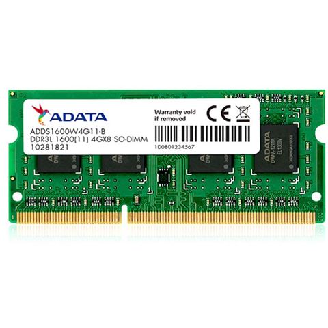 Memorija za prijenosno računalo DDR3L 8GB 1600MHz ADATA Memorija za prijenosno računalo DDR3L 8GB 1600MHz ADATA
