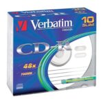 CD-R MEDIJ VERBATIM 10PK SC 52X 700MB 10PK slim case