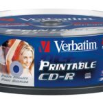 CD-R MEDIJ VERBATIM 25PK CB PR 52X 700MB na pos. non-wide PRINTABLE