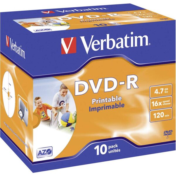 DVD-R MEDIJ VERBATIM 10PK JC P 16X 4 DVD-R MEDIJ VERBATIM 10PK JC P 16X 4