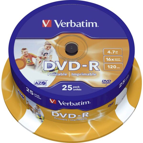 DVD-R MEDIJ VERBATIM 25PK CB P 16X 4 DVD-R MEDIJ VERBATIM 25PK CB P 16X 4