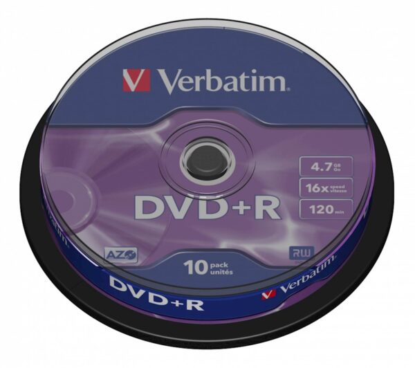 DVD+R MEDIJ VERBATIM 10PK CB 16X 4