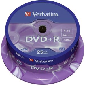 DVD+R MEDIJ VERBATIM 25PK CB 16X 4