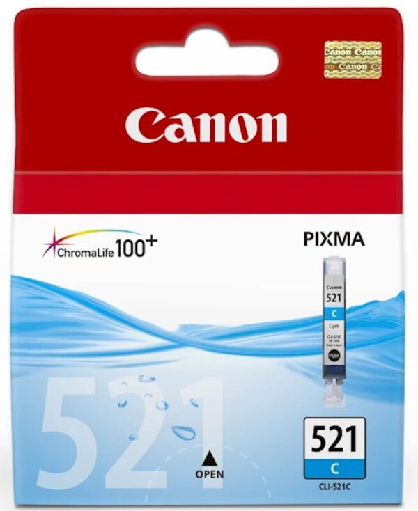 Tinta CANON CLI-521 CYAN Tinta CANON CLI-521 CYAN