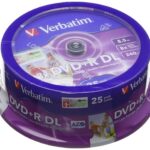 DVD+R MEDIJ VERBATIM 25PK DL P  8X 8