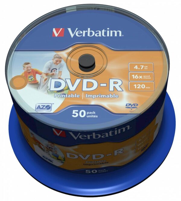 DVD-R MEDIJ VERBATIM 50PK CB P 16X 4