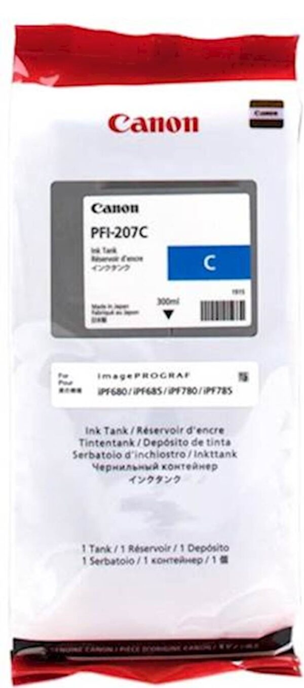 Tinta CANON PFI-207 Cyan