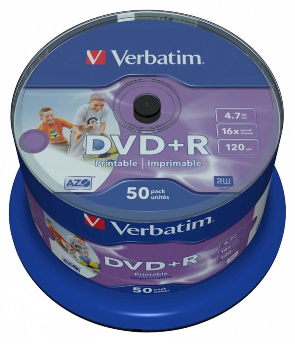 DVD+R MEDIJ VERBATIM 50PK PR. 16X 4 DVD+R MEDIJ VERBATIM 50PK PR. 16X 4