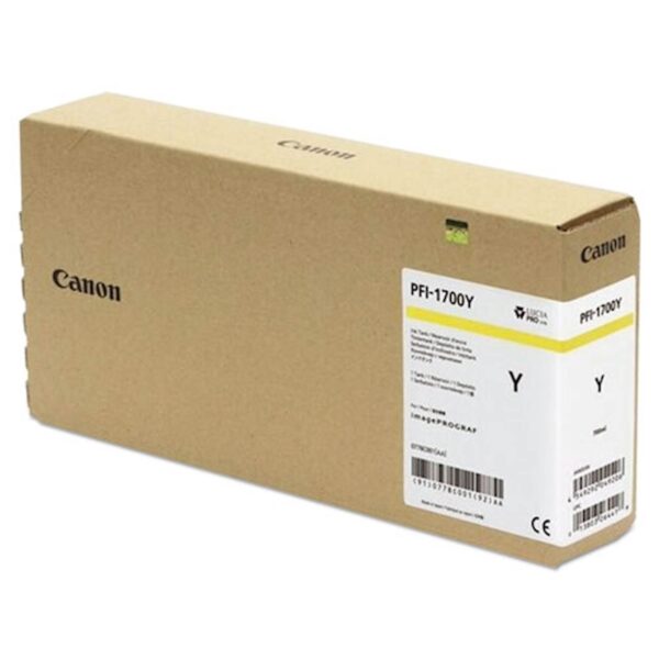 Tinta CANON PFI-1700 Yellow Tinta CANON PFI-1700 Yellow