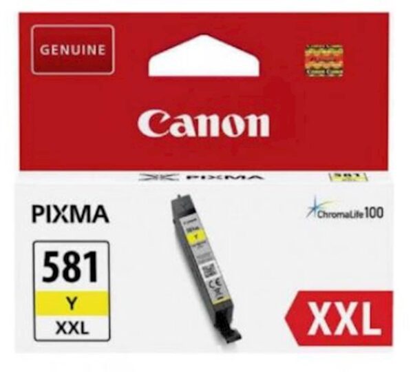 Tinta CANON CLI-581Y XXL Tinta CANON CLI-581Y XXL