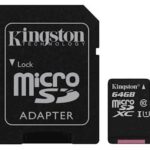 SDXC Kingston micro SD 64GB CANVAS SELECT 80MB/10MB/s