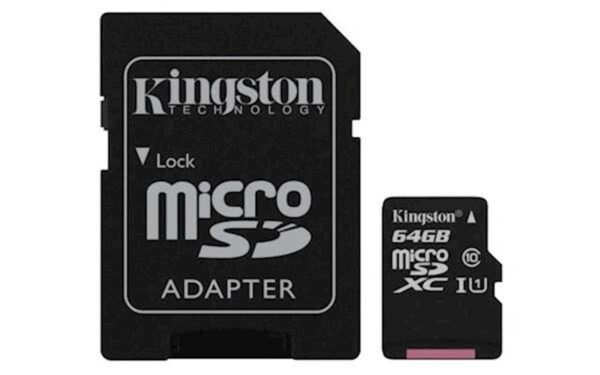 SDXC Kingston micro SD 64GB CANVAS SELECT 80MB/10MB/s SDXC Kingston micro SD 64GB CANVAS SELECT 80MB/10MB/s