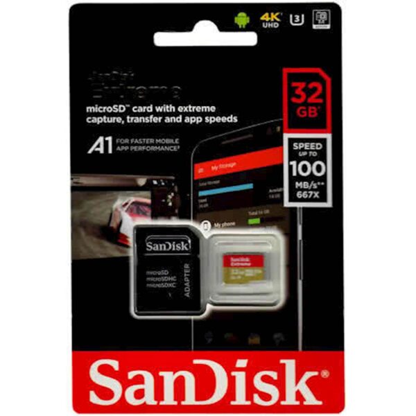 SDHC SanDisk micro SD 32GB EXTREME 100/60MB/s