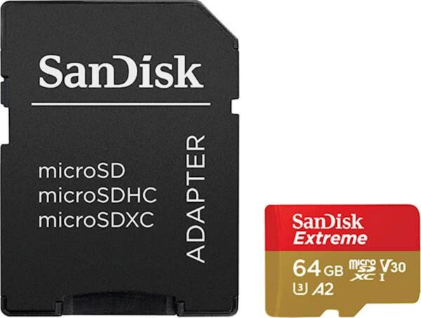 SDXC SanDisk micro SD 64GB EXTREME SDXC SanDisk micro SD 64GB EXTREME