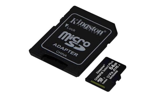 SDXC Kingston micro 64GB CANVAS SELECT Plus 100MB/s