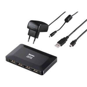 USB HUB HAMA 2.0 1:4 sa napajanjem