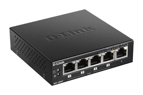 D-LINK  POE SWITCH DGS-1005P/E 5 Port