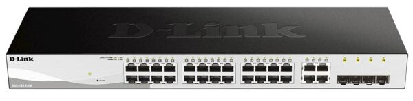 Switch DLINK 24-port Smart mngd 4x SF PDGS-1210-24/E