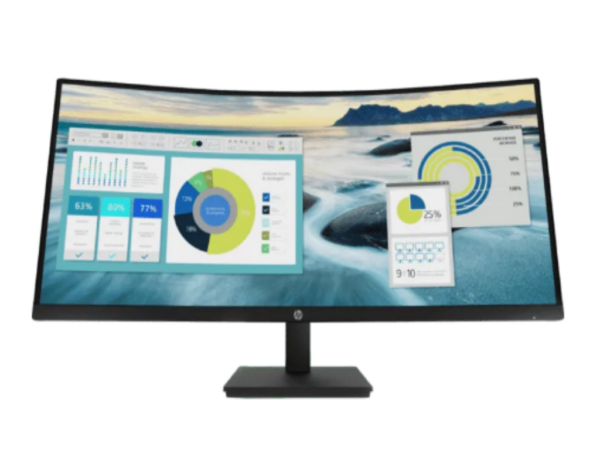 HP zakrivljeni monitor P34hc34"