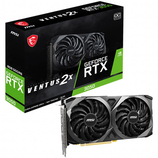 MSI RTX 3050 VENTUS 2X 8G OC MSI RTX 3050 VENTUS 2X 8G OC