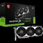 MSI RTX 4070 VENTUS 3X 12G OC