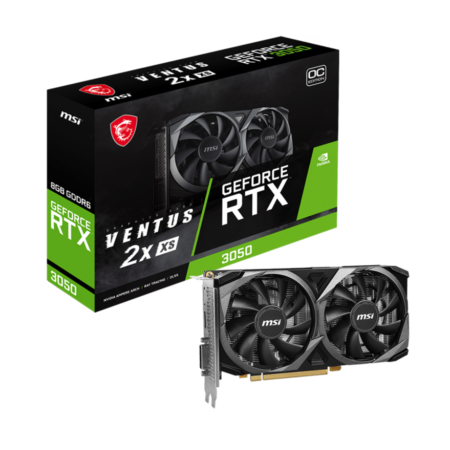 MSI RTX 3050 VENTUS 2X XS 8G OC