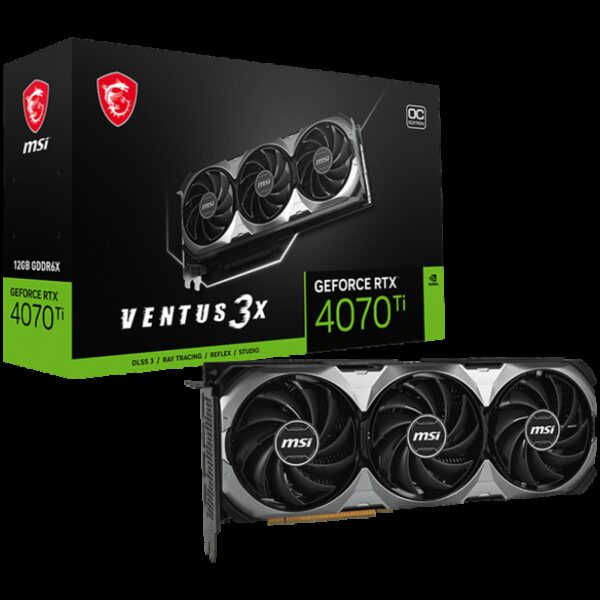 MSI RTX 4070 TI VENTUS 3X E1 12G OC