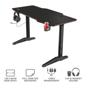 Trust GXT 1175 Imperius XL sto XL gaming sto sa podlogom za miš na cijeloj površini - Slika 1