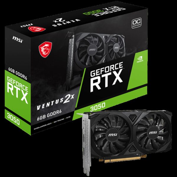 MSI RTX 3050 VENTUS 2X 6G OC MSI RTX 3050 VENTUS 2X 6G OC