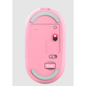 Trust Puck wls punjivi mišultra-thin, silent/tihi, pink,DPI 800-1600, obje ruke, 4 tipke - Slika 1